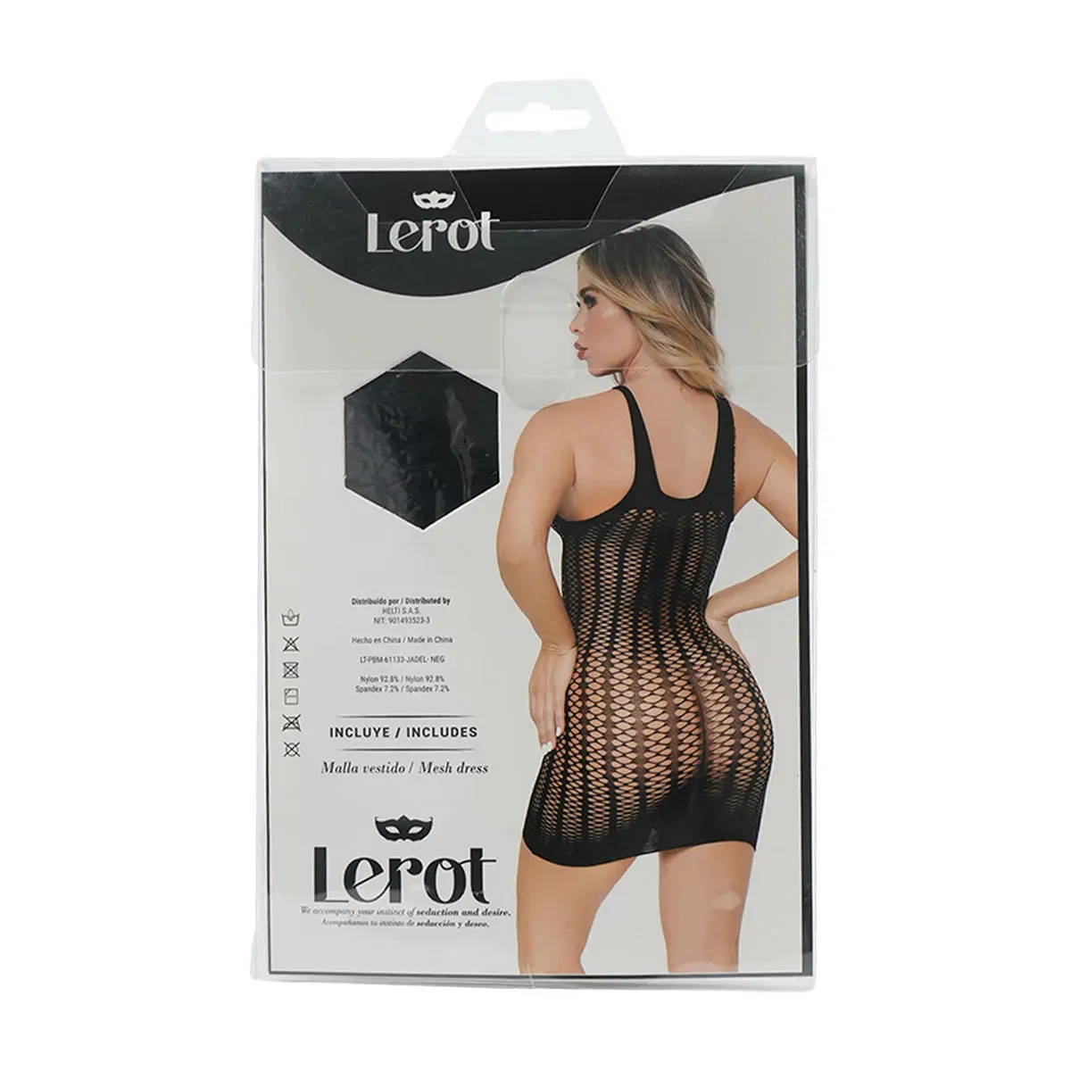 Vestido Malla Elegancia Cosmica